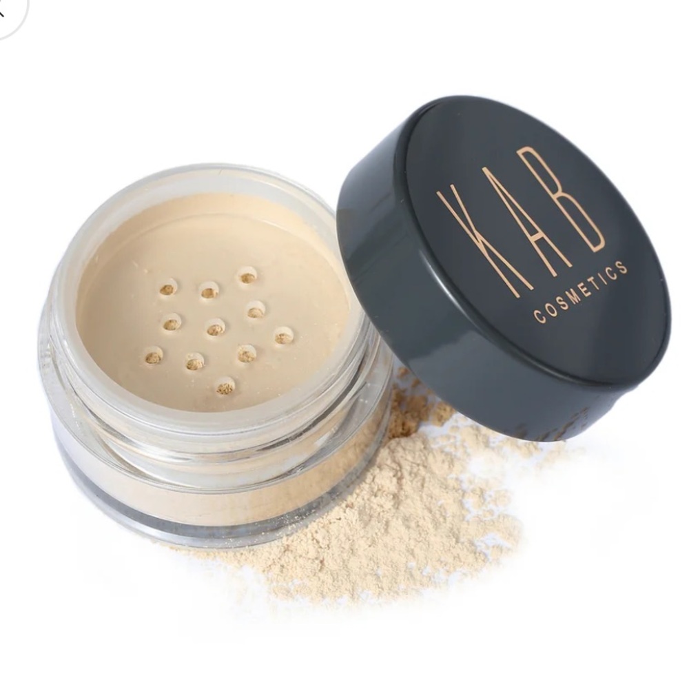 KAB Cosmetics loose setting powder, Translucent, 2.8g / 0.09 oz.